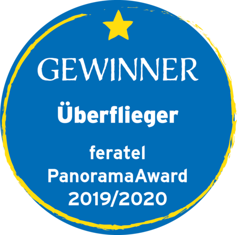 Plakette PanoAward Überflieger 2020